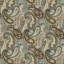 Coussin de salon intérieur/extérieur méridienne motif cachemire
