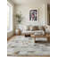 Natural Hide Cowhide Geometric Area Rug in Silver-37778075