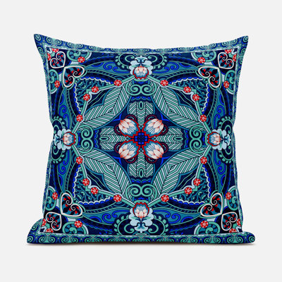 Housse et insert de coussin carré en polyester intérieur / extérieur