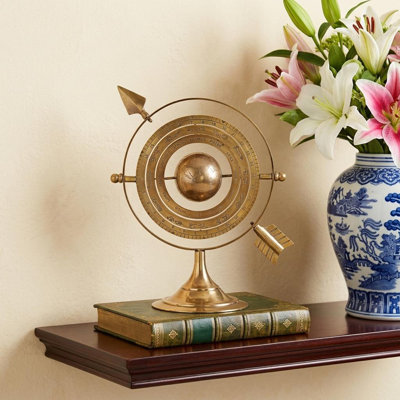 Sculpture en laiton Stanchfield Armillary