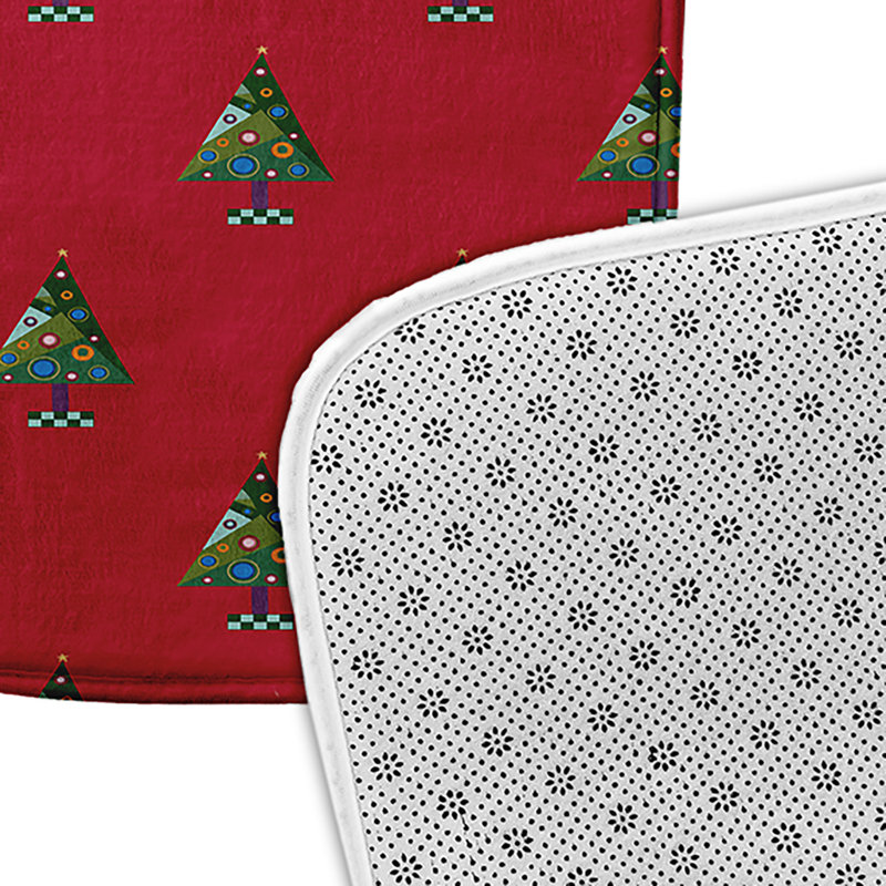 Napperon Crazy Christmas, Rouge