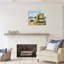 «Lifeguard Hut On Beach» encadré sur bois par Robin Altman, peinture-1189829230-1189829217