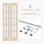 Glass And Solid Wood Bi-Fold Door With Installation Hardware Kit-106976379