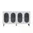 Wood Mehl with 4 Acrylic Doors-1015070921