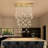 Crystal Raindrop Chandelier-1239493113
