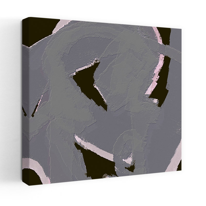 Art contemporain, art contemporain abstrait, H 18 po x l 18 po