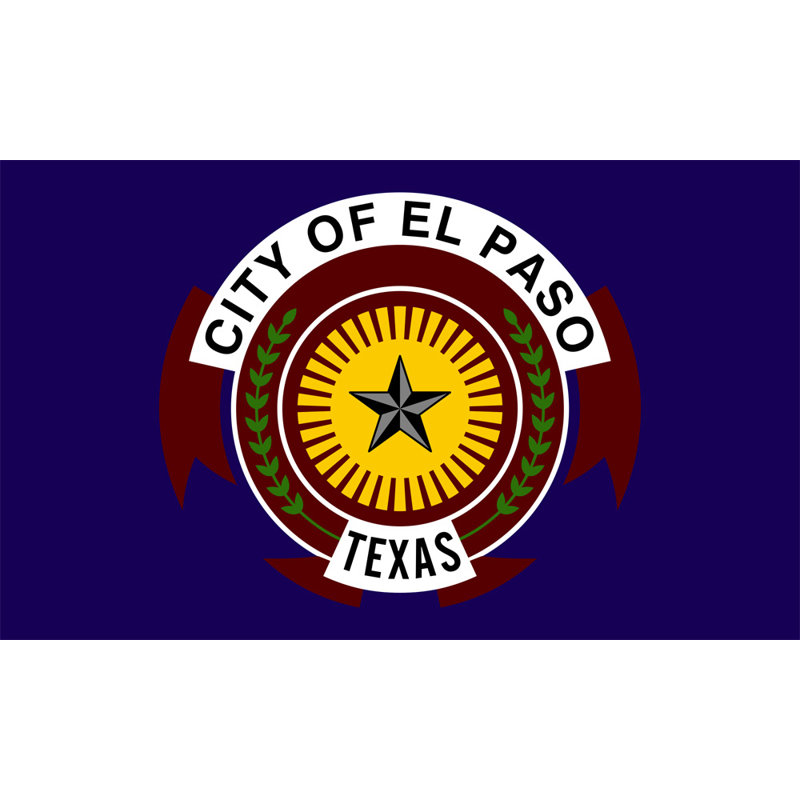 El Paso, Texas, H 14 po x l 24 po