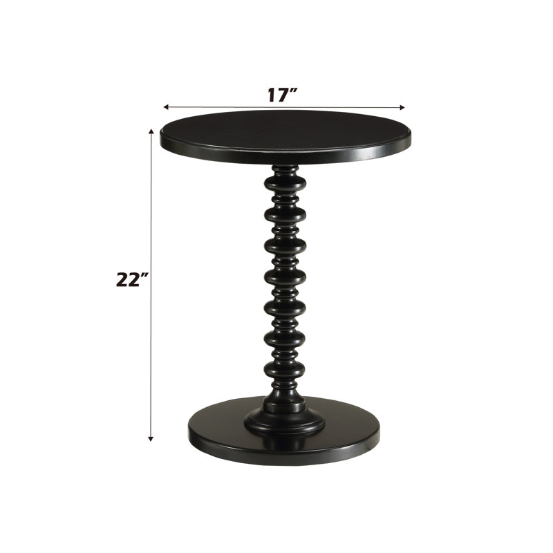 Table d'appoint Greenleigh, Noir, noir, noir, noir