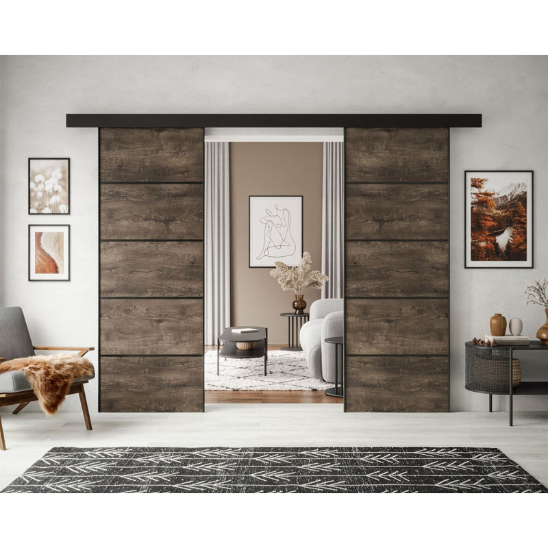HINOKI PLUS DUO Sliding Doors, 172 cm, Dark Ash