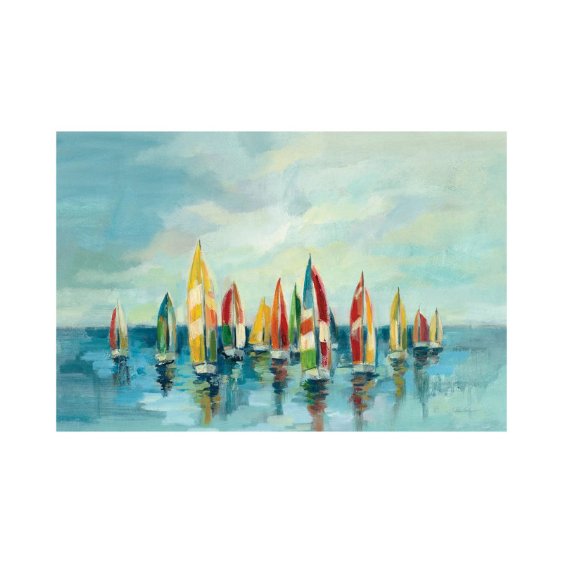 Giclée sur toile tendue Regatta, H 12 po x l 18 po