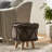 Rectangle Upholstered Wool Ottoman