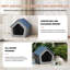 Maison pour chat en résine 22,82 "H pour l'extérieur et l'intérieur-405580684