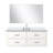 Castor 48" W x 22" D Single Bath Vanity, 43" Mirror & Chrome Faucet Set-104783209-112863591