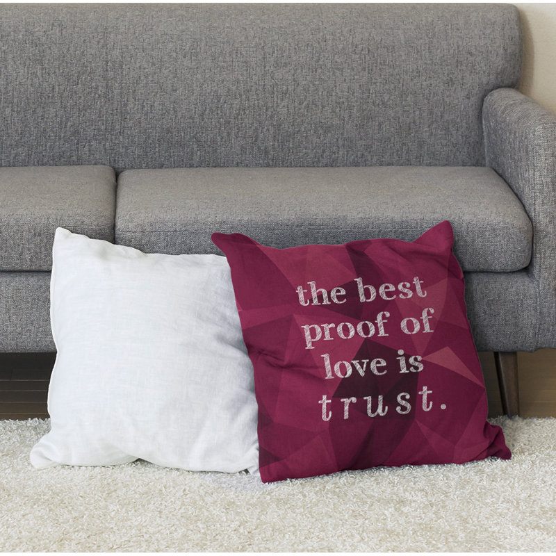 Coussin de sol pierres précieuses Love & Trust, H 36 po x l 36 po, Spinelle