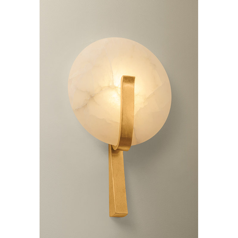 Thira Wall Sconce, Vintage Gold Leaf