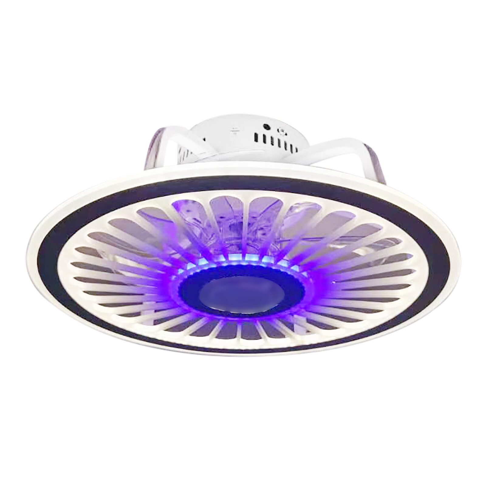 Invisible Bladeless Ceiling Fan Light Remote Control Fan Lamp Without  Blades