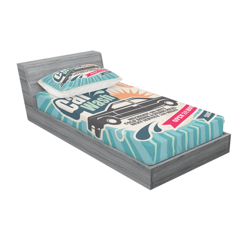Microfiber Sheet Set, Twin XL Sheet Set with Fitted Sheet