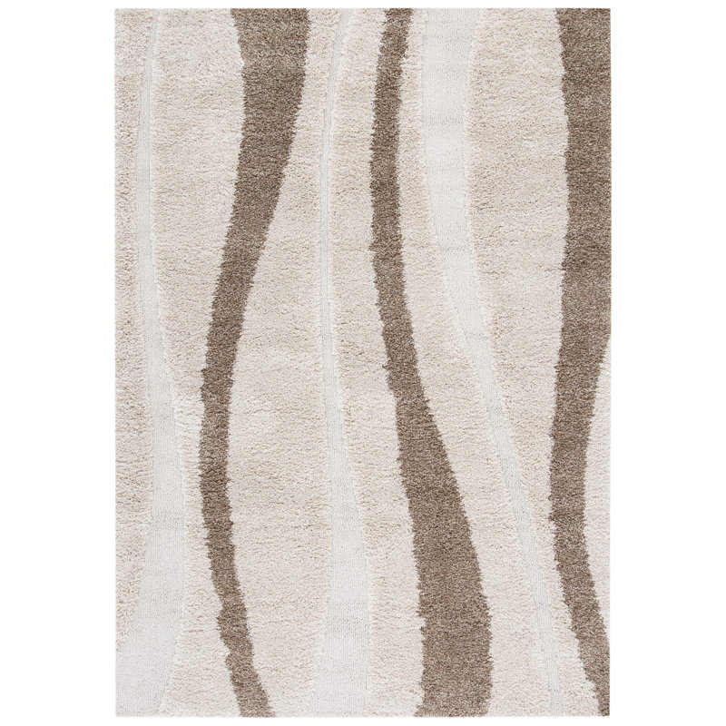Tapis à poils longs Esmeray Florida, Rectangle 5 pi 3 po x 7 pi 6 po