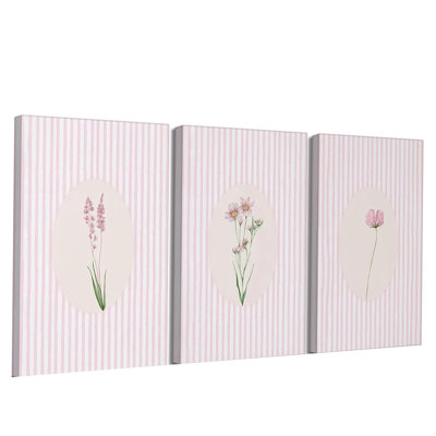 3 Piece Wrapped Canvas Wall Art