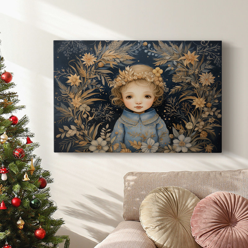 Christmas Holiday Arts - Toile tendue avec châssis, H 32 po x l 48 po