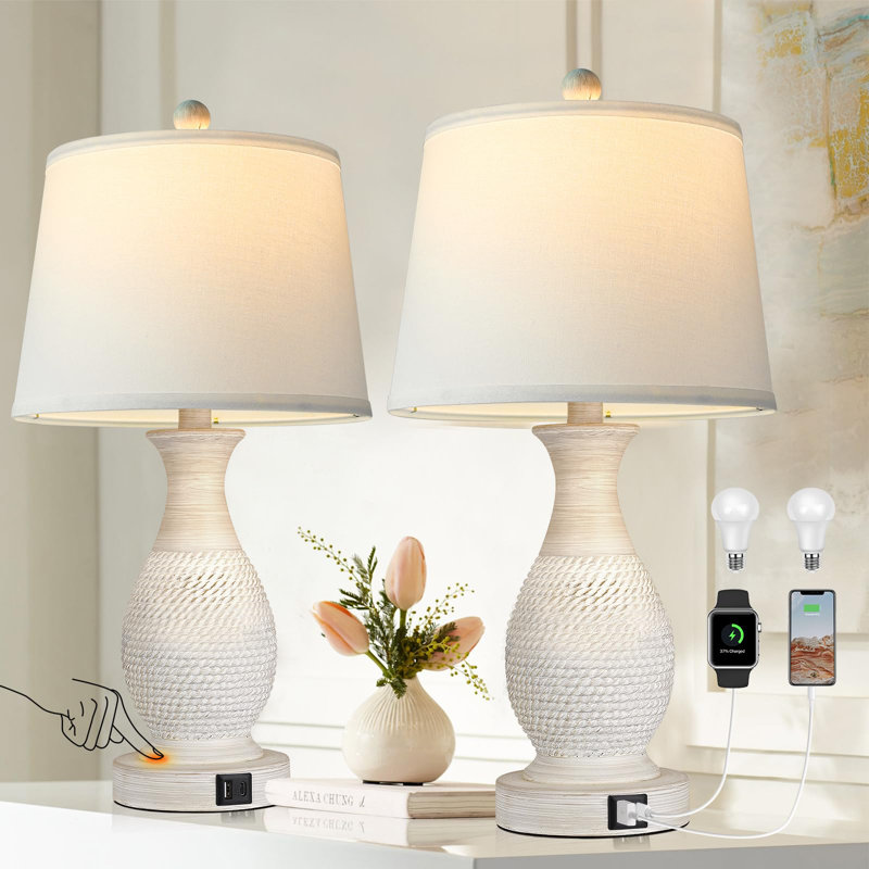Ashly Resin USB Table Lamp