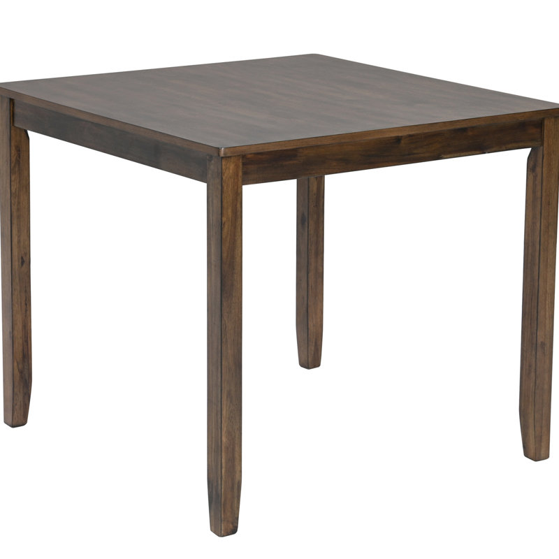 5 chaises de salle à manger en noyer pour la cuisine et la chambre, table carrée, chaises confortables rembourrées de mousse, chaises de table élégantes, 4 avec pieds antidérapants de conception classique, coussins de structure