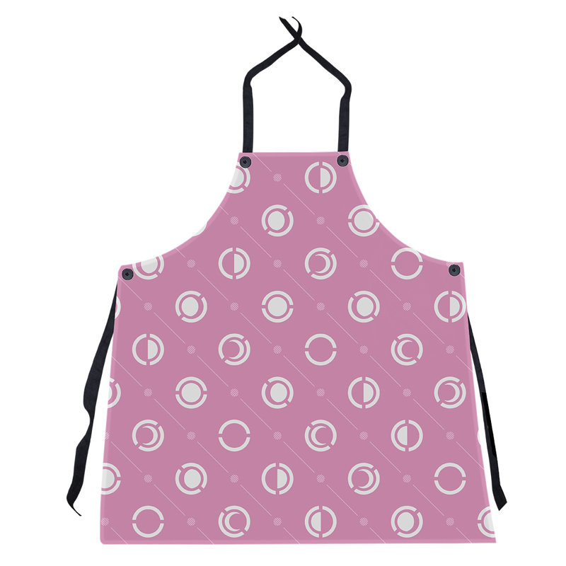 Skeffingt Bib Apron, White/Pink
