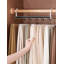 Cintre pour pantalons pliable en acier inoxydable-306158973