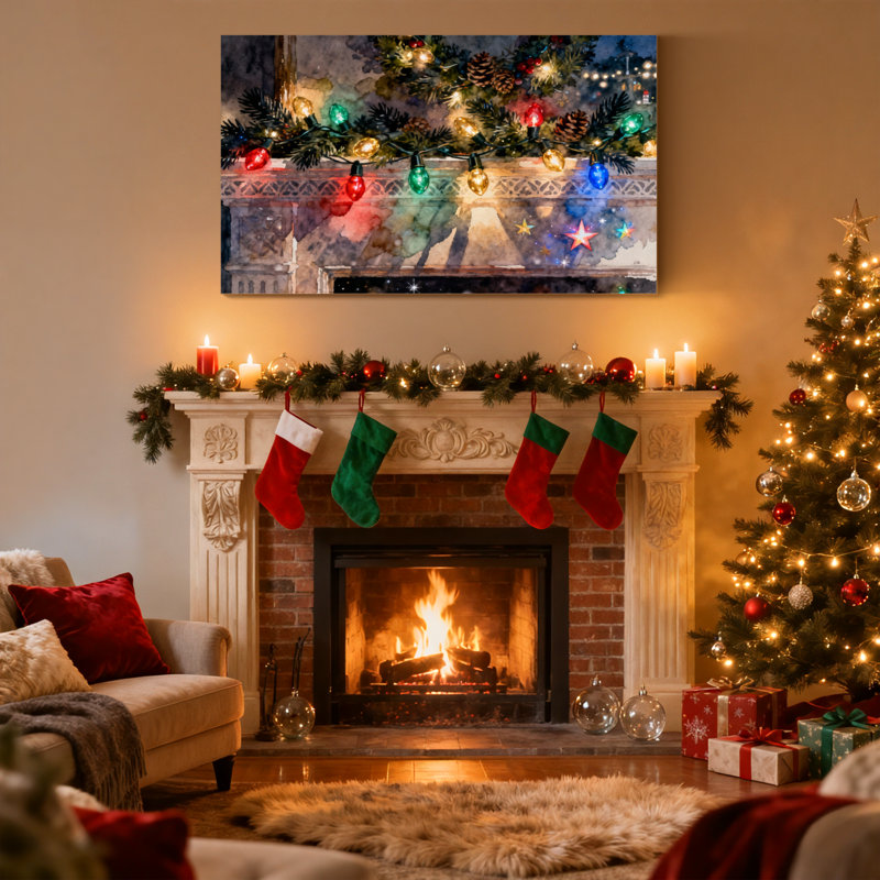 Ensemble de 3 décorations murales de Noël, H 20 po x l 30 po