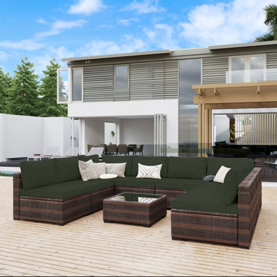 Rosaelena 8 - Person Patio Conversation Set