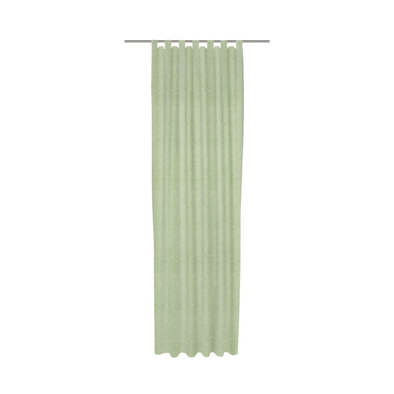 Arna Room Darkening Door Curtain Single Panel, Green, 245cm H x 135cm W