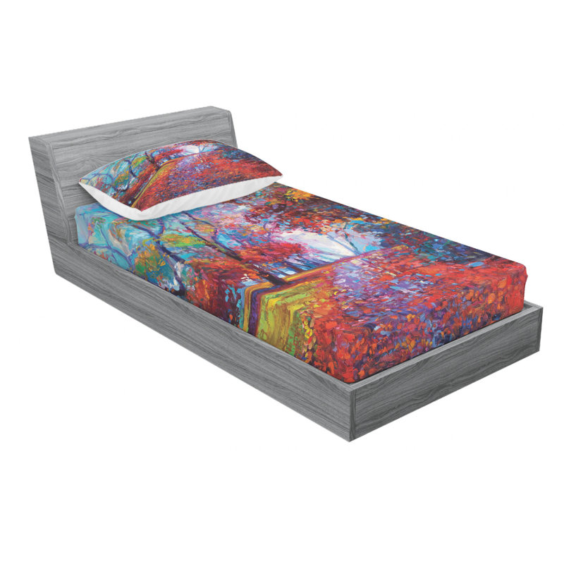 Microfiber Sheet Set, Twin XL Sheet Set with Fitted Sheet