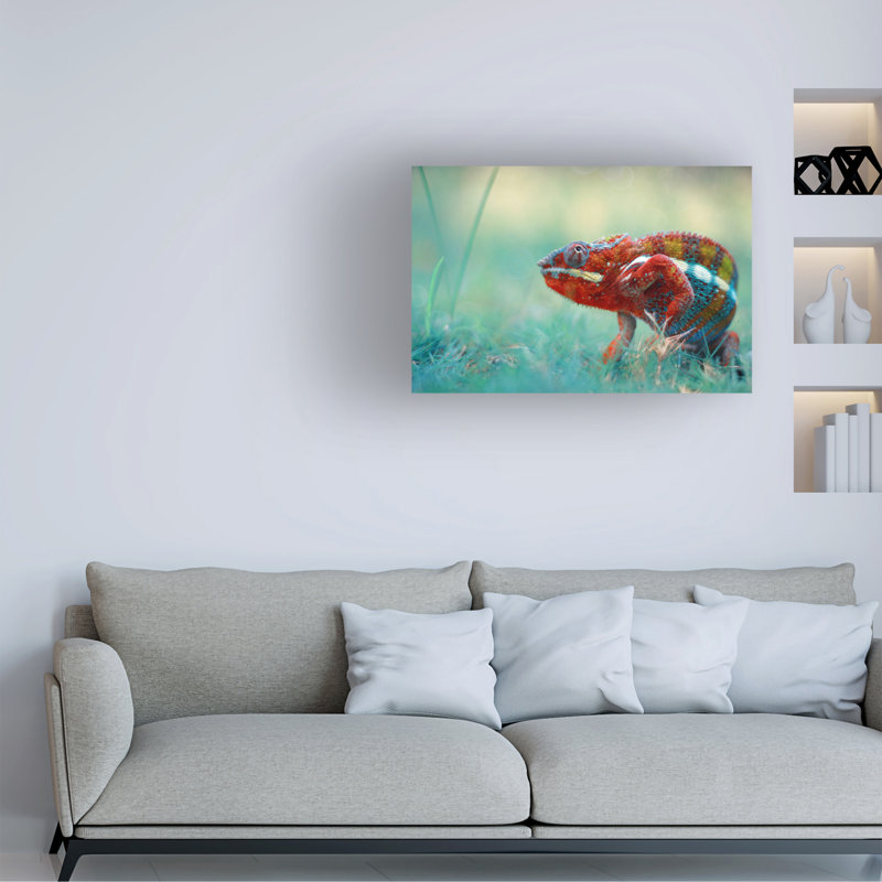 Art sur toile, Rouleau Andri Priyadi Chameleon Phanter, H 12 po x l 19 po
