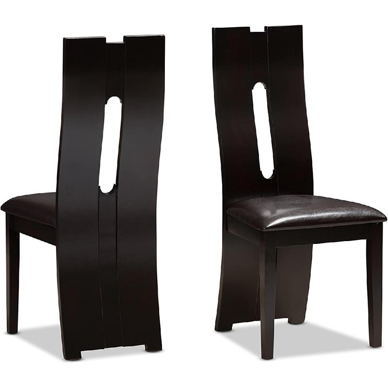 Chaise en bois massif Lytton