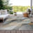 Aelien Gray Washable Indoor-Outdoor Rug - LOOMLAN-856607389