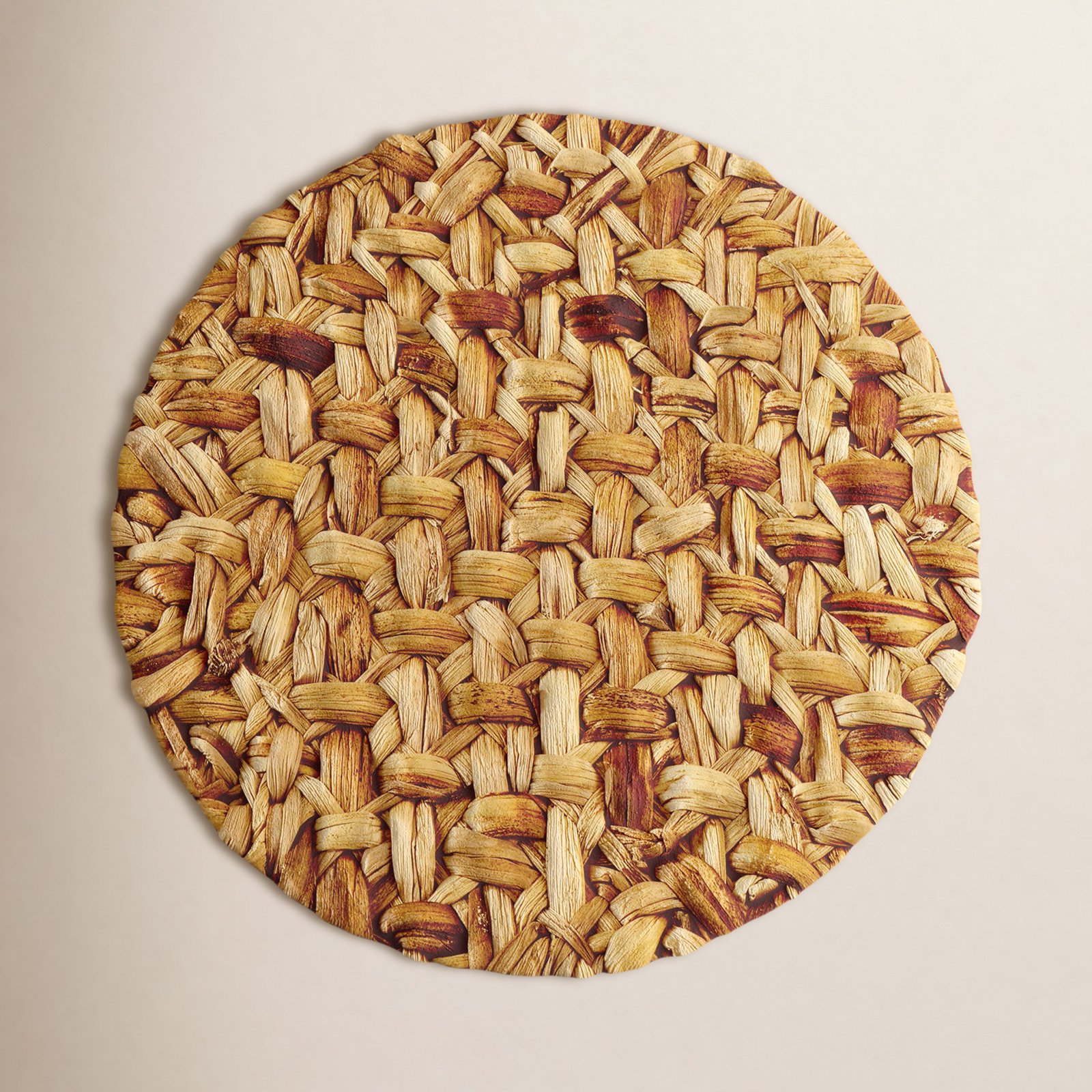 Eres Seagrass Round Placemat, Natural