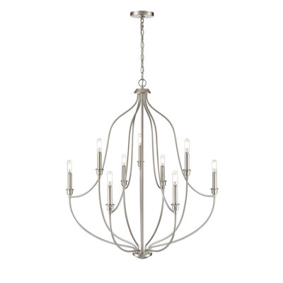 Senoia 9 - Light 32.5" Wide Candle Style Empire Chandelier