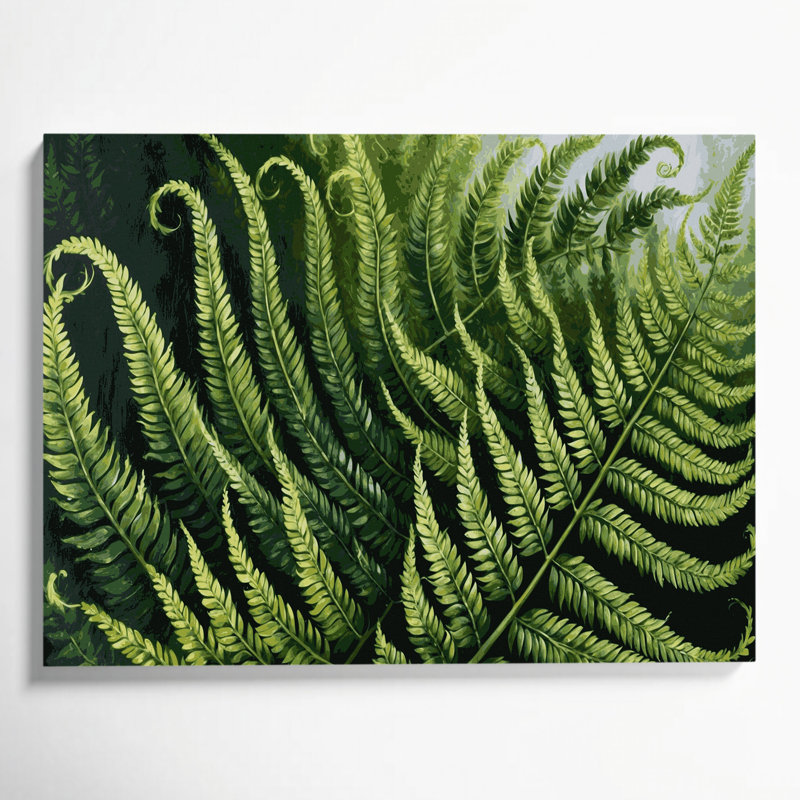 Art mural sur toile Botanical Christmas, H 11 po x l 14 po