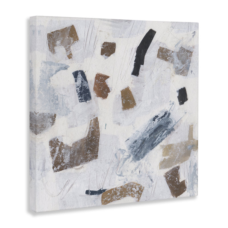 "Dappled Abstract Forms", art mural par Melissa Wang, H 17 po x l 17 po