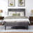 Linen Fabric Bed Frame-367386925-358703349