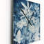 Vintage Botanicals en bleu délavé rétro - horloge murale abstraite-99633517