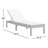 Jade Outdoor Eucalyptus Wood Chaise Lounge , Cushion Included