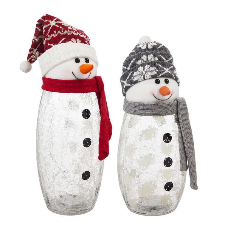https://assets.wfcdn.com/im/62988969/resize-h755-w755%5Ecompr-r85/2586/258605798/LED+Snowman+With+Knit+Hat%2C+Red%2FGrey%2C+Set+Of+2.jpg