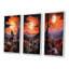 «Western Cowboy Rugged», 3 pièces sur toile-2106871927-2106871924