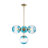 Orrhaen 4-Light Modern Sputnik Sphere Glass Bubble Chandelier-259096041-208477250