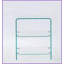 Table basse en verre trempé transparent trempé pour le salon et amp; Extérieur, facile à nettoyer et amp; Aucun assemblage requis