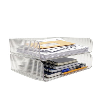 Horizontal File Paper Tray, Pack of 2