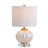 Haas 17.5" Glass/Crystal LED Table Lamp-1434444421