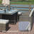 Carmel 6-seat Cube Outdoor Dining Set Rectangular Diningtable With Chairs-243277067