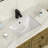 18" L x 13" W Undermount Bathroom Sink Rectangle White Ceramic Bathroom Sink White Undermount Sink